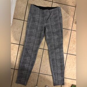 Alfani Black and Gray Checkered Pants